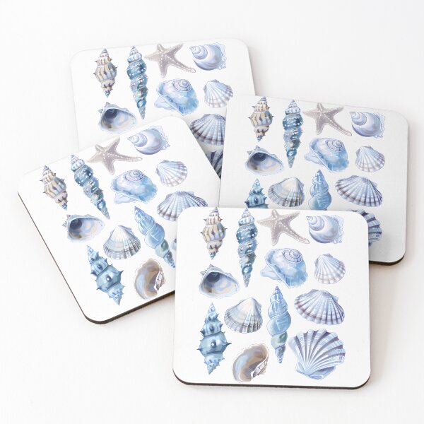 Item preview, Blue Seashells designed and sold by xiao xuans.