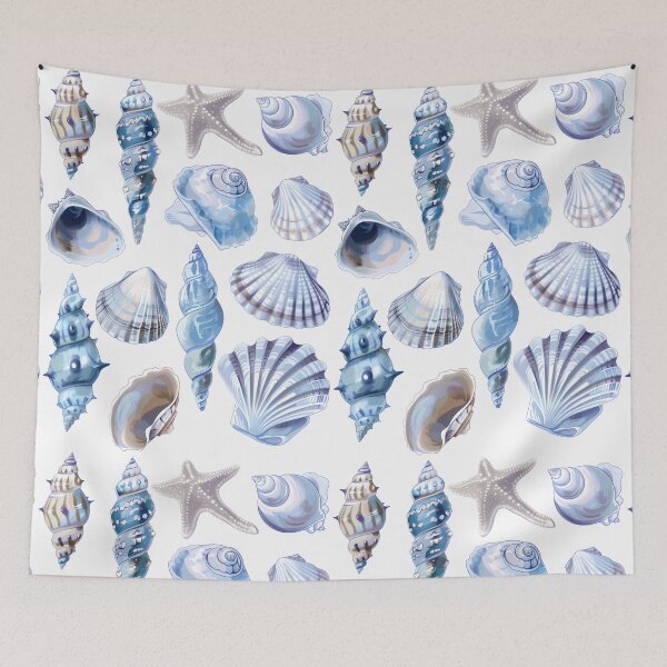 Item preview, Blue Seashells designed and sold by xiao xuans.