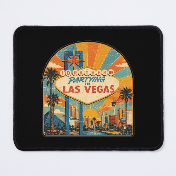 Item preview, I'd Rather Be Partying in Las Vegas Nevada Retro Vintage Travel Party designed and sold by paulo silveira.