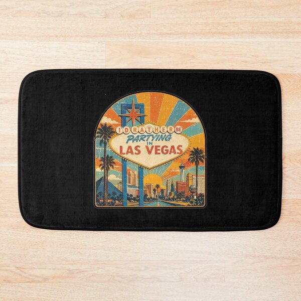 Item preview, I'd Rather Be Partying in Las Vegas Nevada Retro Vintage Travel Party designed and sold by paulo silveira.