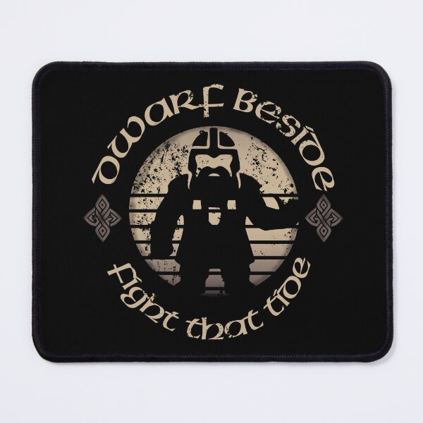 Item preview, Dwarf Beside, Fight That Tide – Fantasy Dwarf Warrior designed and sold by DontYouBabe.