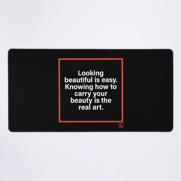 Item preview, Red Frame Thoughts | Minimal Typography Art designed and sold by Lifer Art and Design.