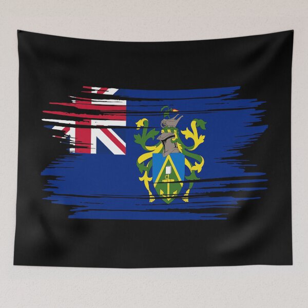 Item preview, Distressed Pitcairn Islands Flag PN designed and sold by shitpostee.