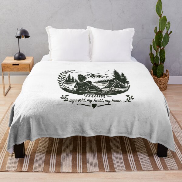 Item preview, Camping Mum My World My Heart My Home designed and sold by JMDG Studio.
