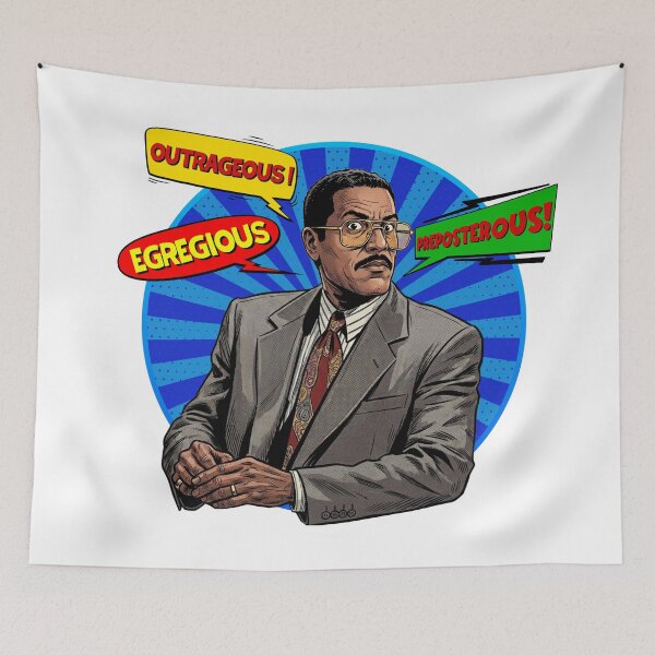 Item preview, Jackie Chiles - Outrageous, Egregious, Preposterous! designed and sold by Deviant Logic Design.