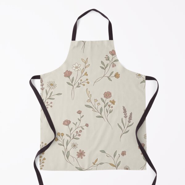 Item preview, Minimalist Calm Meadow Wildflower Seamless Pattern designed and sold by KomorebiFlora.