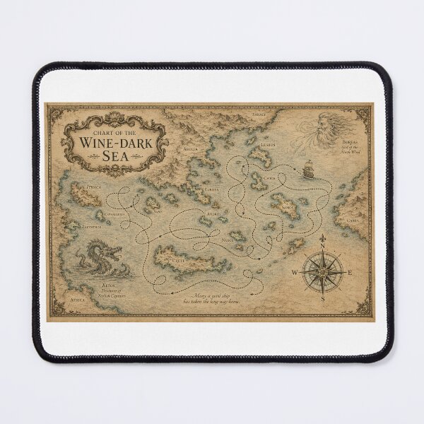 Item preview, Chart of the Wine-Dark Sea designed and sold by FBA.