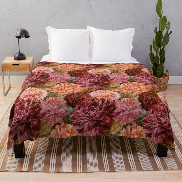 Item preview, Elegant Dahlias Texture - Botanical Garden Pattern - Gifts For Guys designed and sold by RoyalStarsPatts.