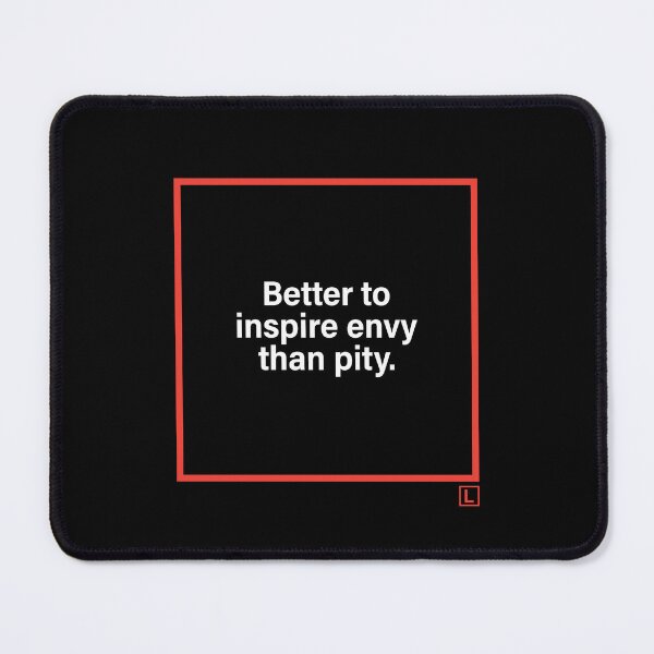 Item preview, Red Frame Thoughts | Minimal Typography Art designed and sold by Lifer Art and Design.