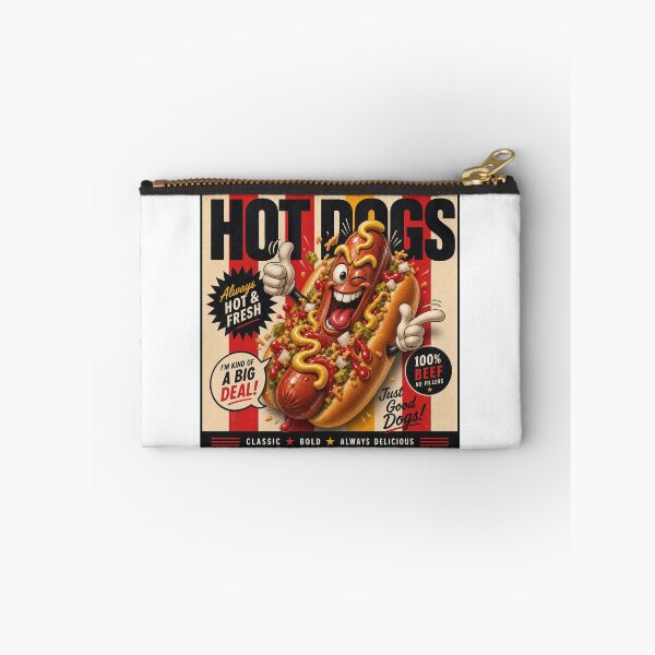 Item preview, Hot Dogs Always Hot and Fresh - Funny Illustration  designed and sold by Wilcox PhotoArt.