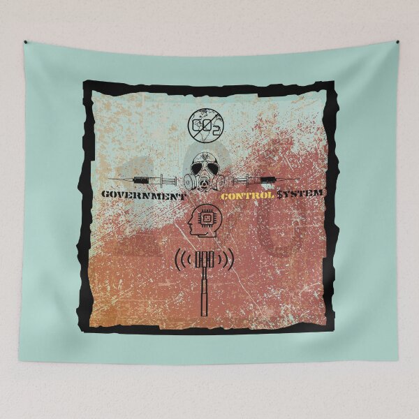 Item preview, Conspiracy Anti-Establishment Cross Graphic Print (Bold) designed and sold by Iiswaz.