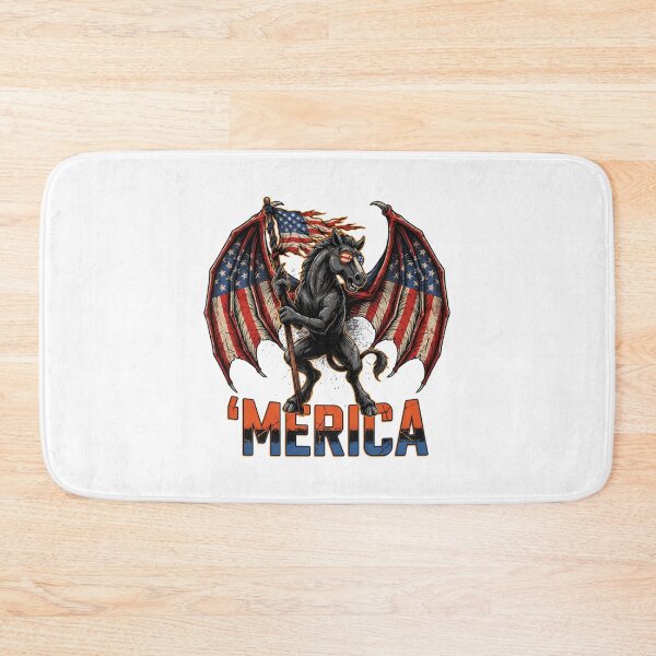 Item preview, 'Merica Jersey Devil American Flag Wings Tee v3 designed and sold by DarylWelsh2024.