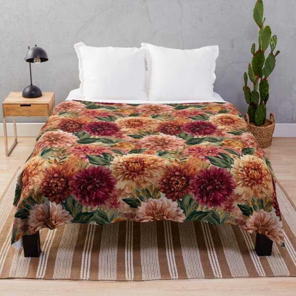 Item preview, Soft Dahlias Flower - Hawaiian Flower Pattern - Gifts For Her designed and sold by RoyalStarsPatts.