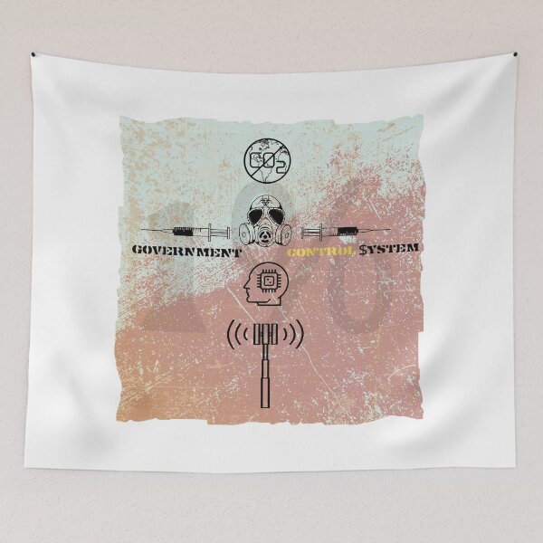 Item preview, Conspiracy Anti-Establishment Cross Graphic Print (Vintage) designed and sold by Iiswaz.