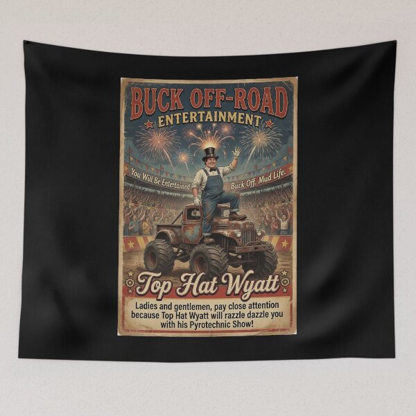 Item preview, Buck Off-Road - Vintage Rewind: Top Hat Wyatt  designed and sold by PESCORAN.