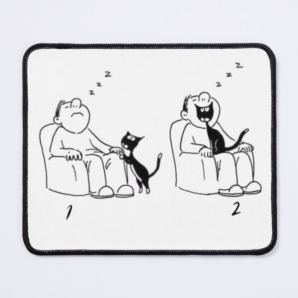 Item preview, Look Twice | Funny Cat Illusion designed and sold by waikibi ⭐⭐⭐⭐⭐.