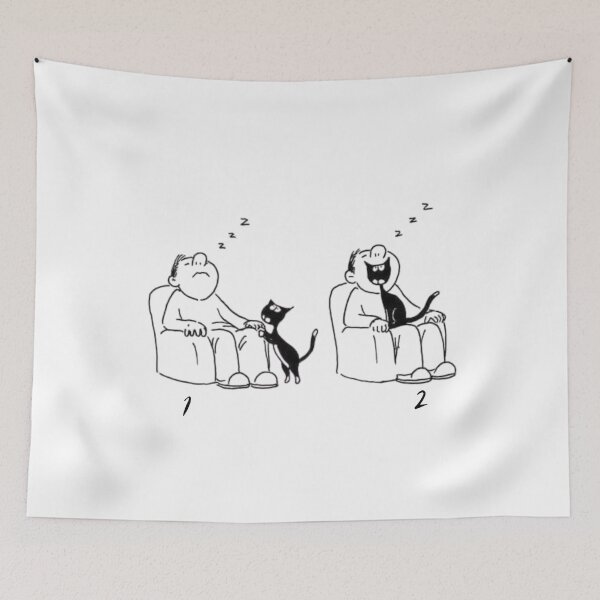 Item preview, Look Twice | Funny Cat Illusion designed and sold by waikibi ⭐⭐⭐⭐⭐.