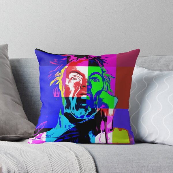 Johnny Rotten #Pop Throw Pillow