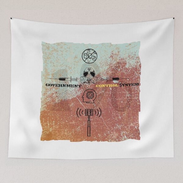 Item preview, Conspiracy Anti-Establishment Cross Graphic Print (Bold) designed and sold by Iiswaz.