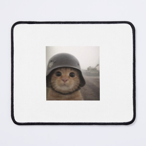 Item preview, Army cat in war designed and sold by Ratcatdoggg.