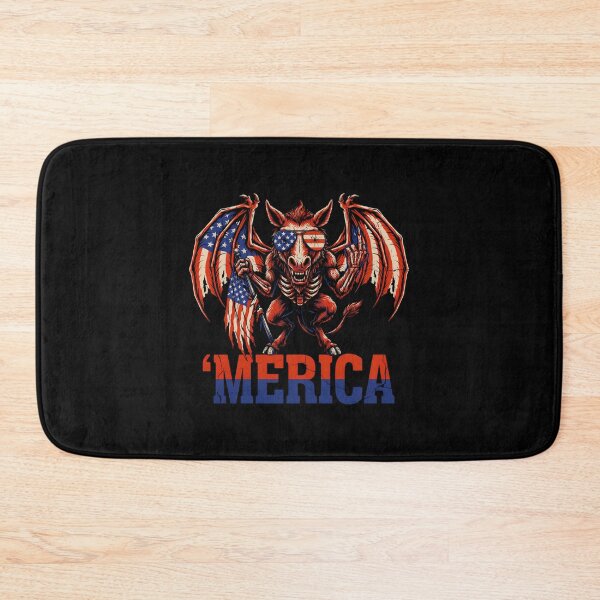 Item preview, 'Merica Jersey Devil American Flag Wings Tee v4 designed and sold by DarylWelsh2024.
