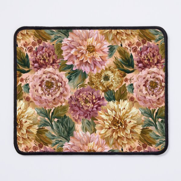 Item preview, Graceful Dahlias - Retro Flower Floral - Gifts For Him designed and sold by RoyalStarsPatts.