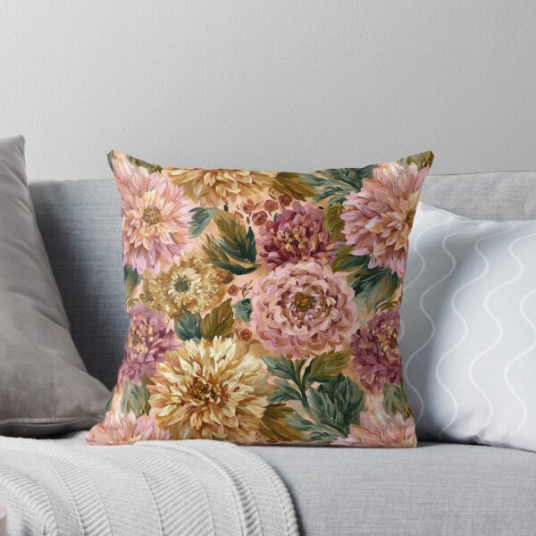 Item preview, Graceful Dahlias  - Retro Flower Floral  - Gifts For Him designed and sold by RoyalStarsPatts.