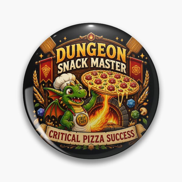 Item preview, Critical Pizza Success - Tabletop Gaming Dragon Chef designed and sold by BadhbhLoot.