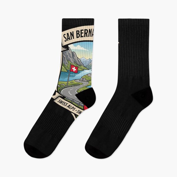 Item preview, San Bernardino Pass Alpine Travel Road Graphic designed and sold by enzoade.