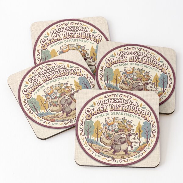 Item preview, Professional Snack Distributor Shirt – Funny Mom Badge Opossum Humor Tee designed and sold by DmaarGroup.