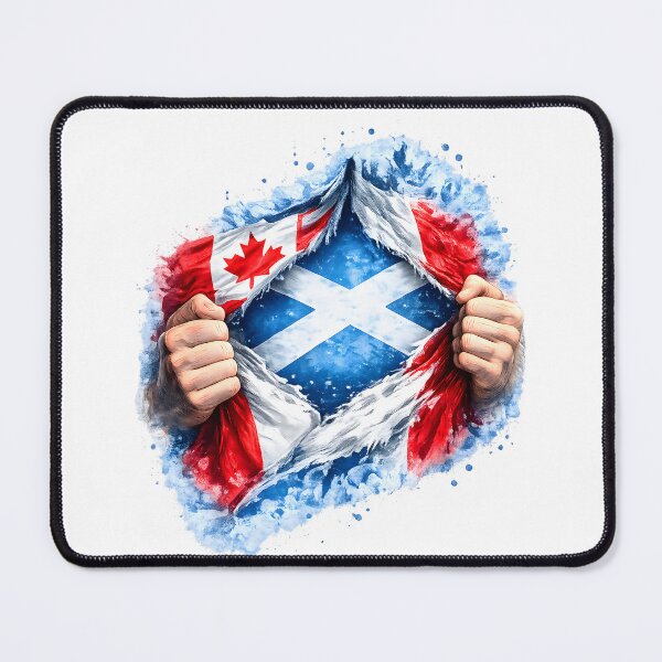 Item preview, The Saltire Beneath the Maple Leaf designed and sold by SMalcolmDesigns.