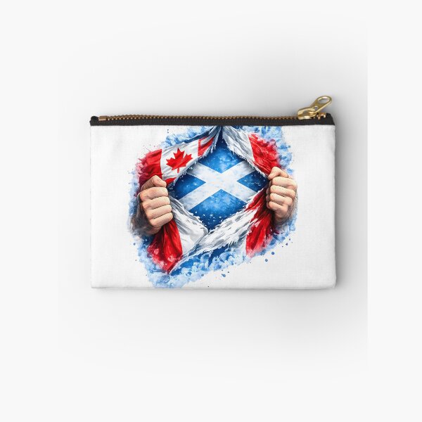 Item preview, The Saltire Beneath the Maple Leaf designed and sold by SMalcolmDesigns.