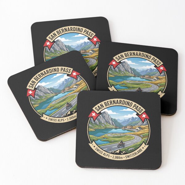 Item preview, San Bernardino Pass Switzerland Biker Adventure Design designed and sold by enzoade.