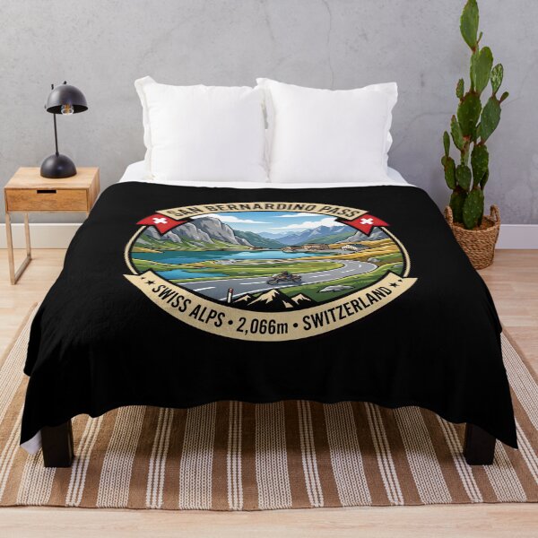Item preview, San Bernardino Pass Switzerland Biker Adventure Design designed and sold by enzoade.