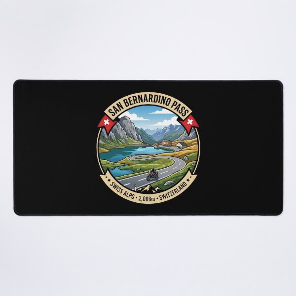 Item preview, San Bernardino Pass Switzerland Biker Adventure Design designed and sold by enzoade.
