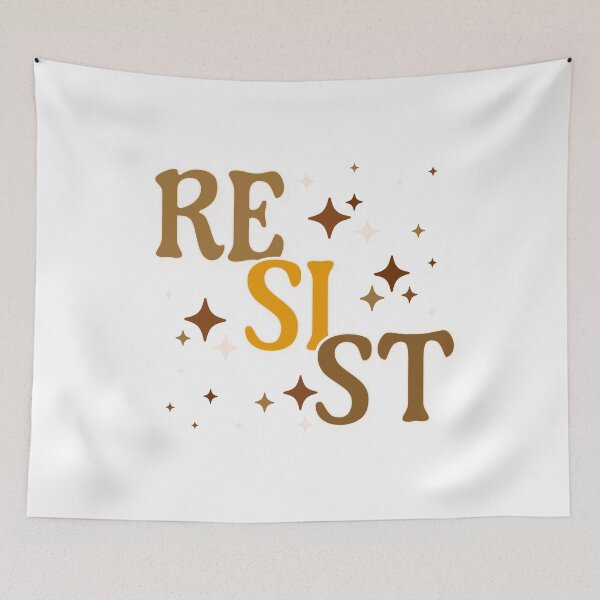 Item preview, Sparkly Retro Boho Resist Typography designed and sold by drchzak.
