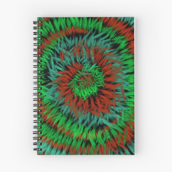 Item preview, Green Red Tie Dye Spiral Pattern designed and sold by SweetLilith.