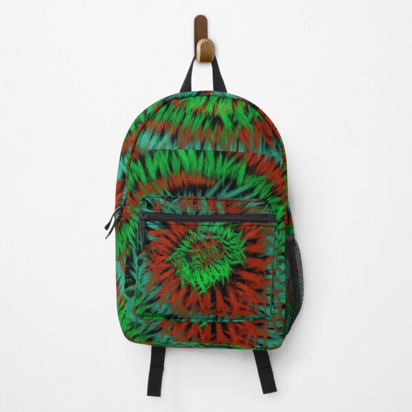 Item preview, Green Red Tie Dye Spiral Pattern designed and sold by SweetLilith.