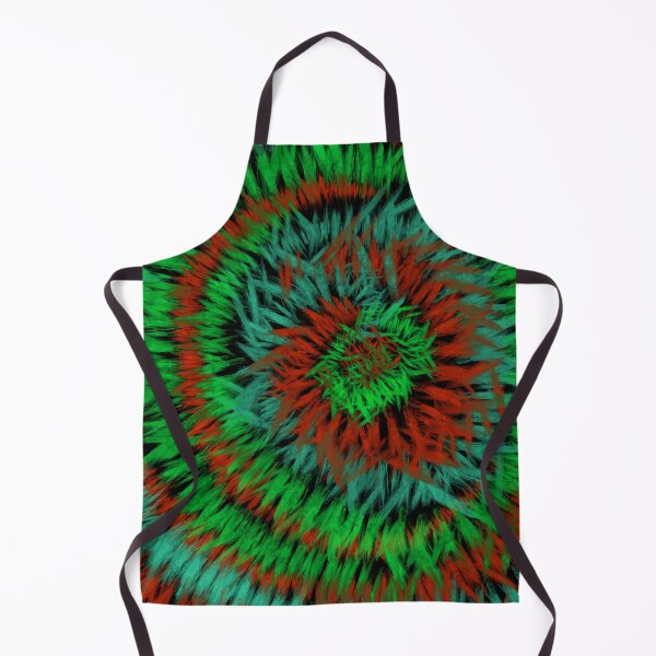 Item preview, Green Red Tie Dye Spiral Pattern designed and sold by SweetLilith.