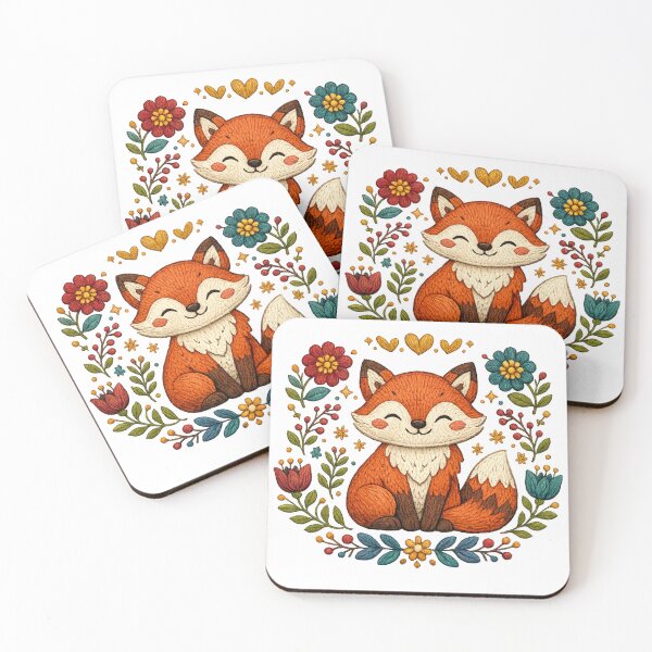 Item preview, whimsical Fox designed and sold by badgersmerch.