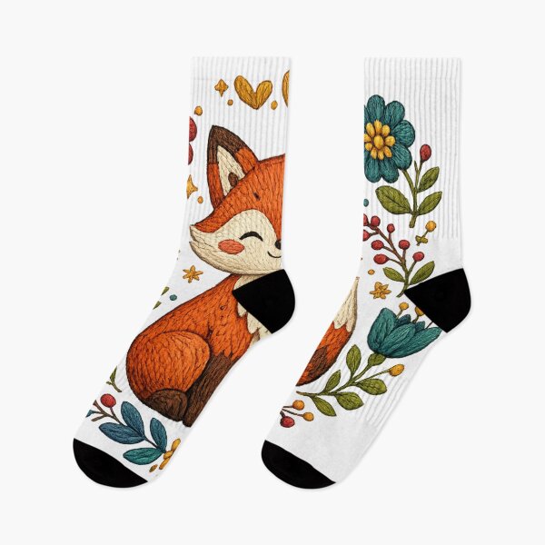 Item preview, whimsical Fox designed and sold by badgersmerch.
