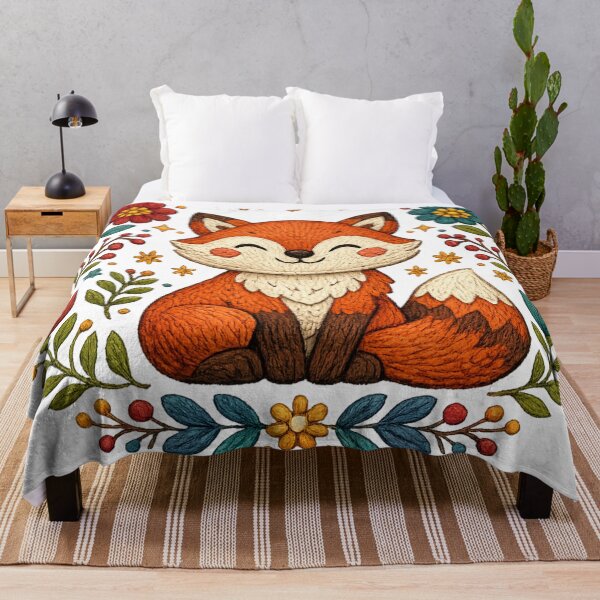 Item preview, whimsical Fox designed and sold by badgersmerch.