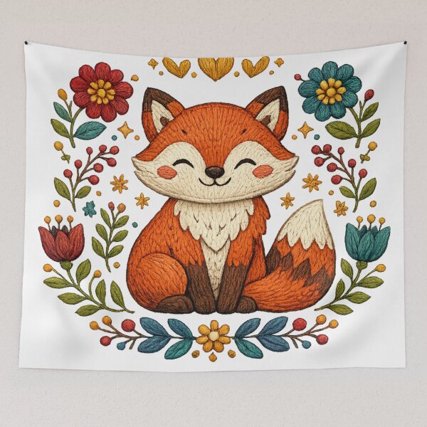 Aperçu de l'œuvre Renard fantaisiste créée et vendue par badgersmerch.