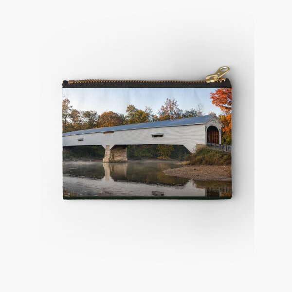 Item preview, Moscow Covered Bridge in fall designed and sold by gotucoveredart.