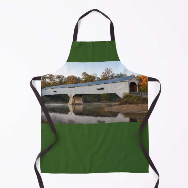 Item preview, Moscow Covered Bridge in fall designed and sold by gotucoveredart.