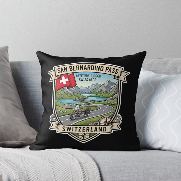 Item preview, San Bernardino Pass Legendary Swiss Alpine Route Graphic designed and sold by enzoade.