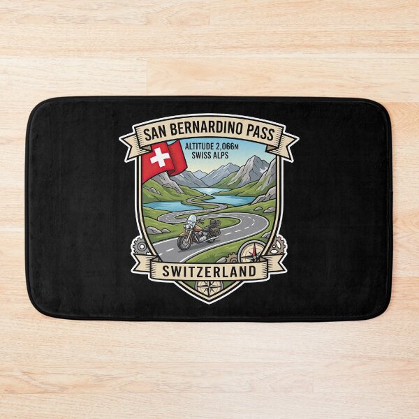 Item preview, San Bernardino Pass Legendary Swiss Alpine Route Graphic designed and sold by enzoade.