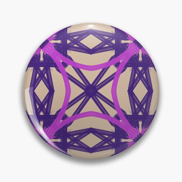 Item preview, Purple and Magenta Geometrical Floral Pattern designed and sold by SweetLilith.