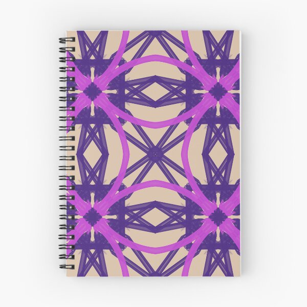 Item preview, Purple and Magenta Geometrical Floral Pattern designed and sold by SweetLilith.