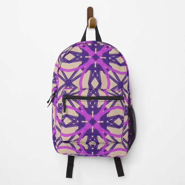 Item preview, Purple and Magenta Geometrical Floral Pattern designed and sold by SweetLilith.